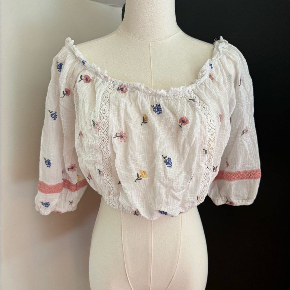 Coachella-style crop top